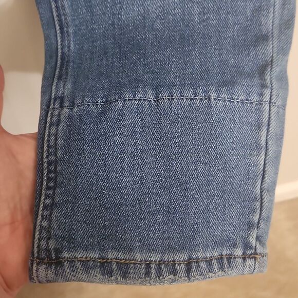 KanCan Women's Blue Denim Straight Leg Jeans w/ Extra Ankle Detailing Size 9/28 - Picture 5 of 12